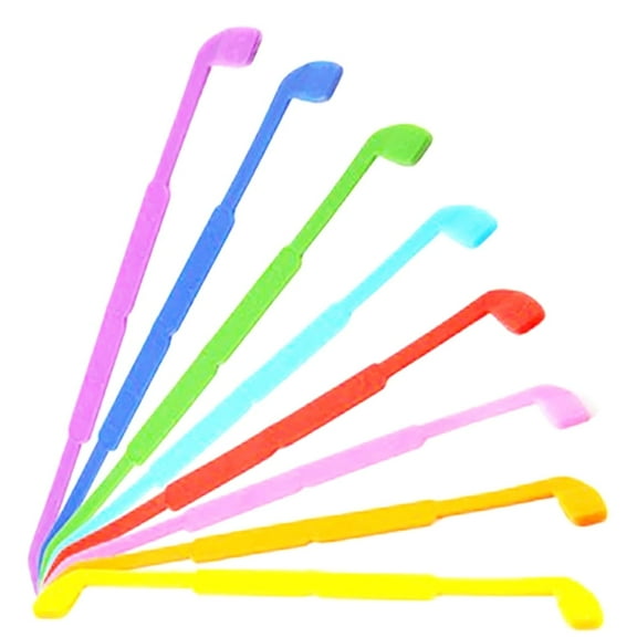 tooloflife 6Pcs Silicone Glasses Straps Eyeglass Strap Sunglasses Lanyards for Kids and Adults Outdoor Commuting Running Universal