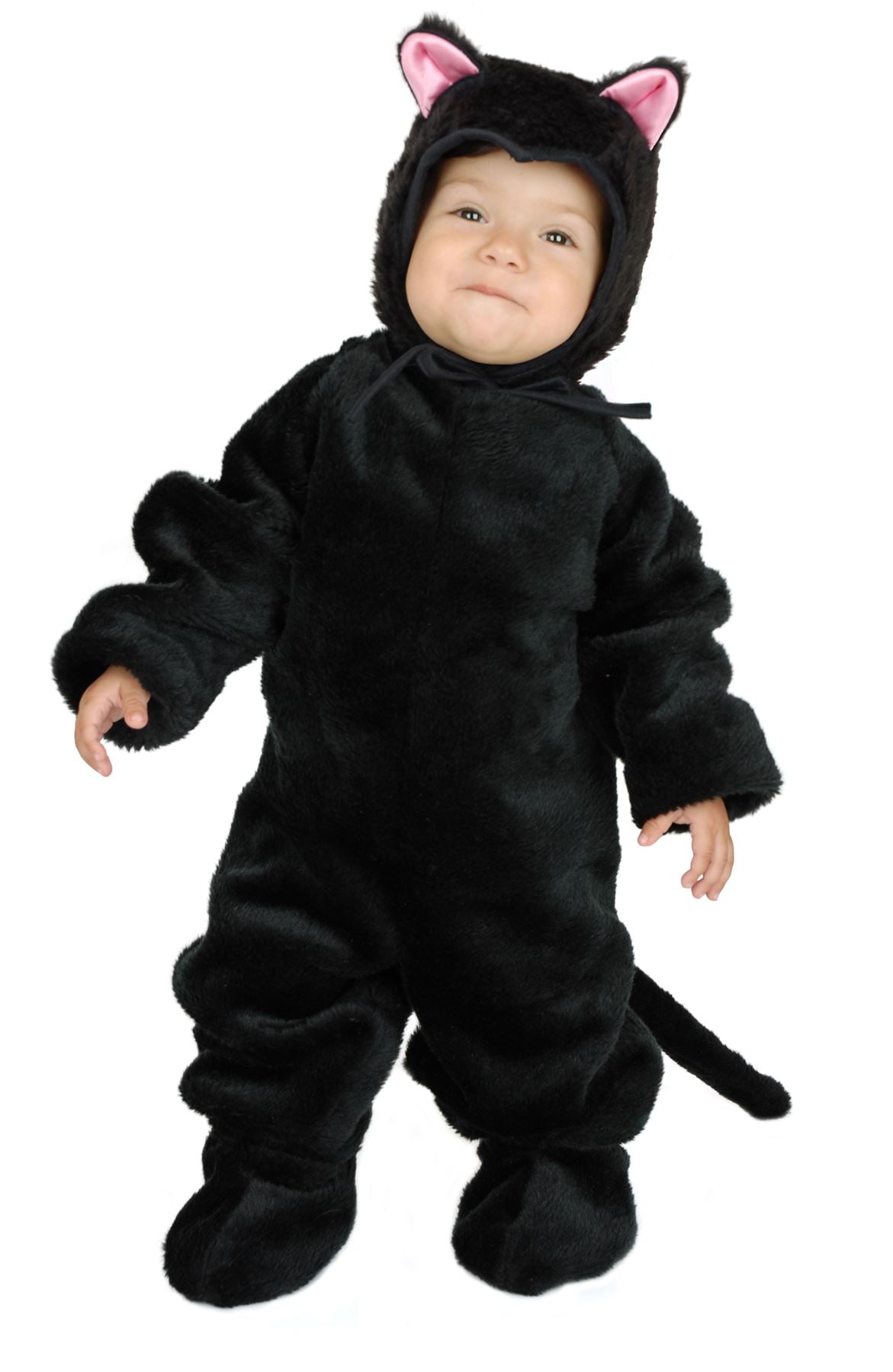 | 2 Ct 3-4 Toddler Toddler Zipster Black Cat Onepiece Costume 