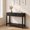 Black, variant on iooHug 29.53 Inch Tall Narrow Console Table with Drawers & Storage Shelf, White Wood Entryway Sofa Table for Hallway Living Room Front Hall