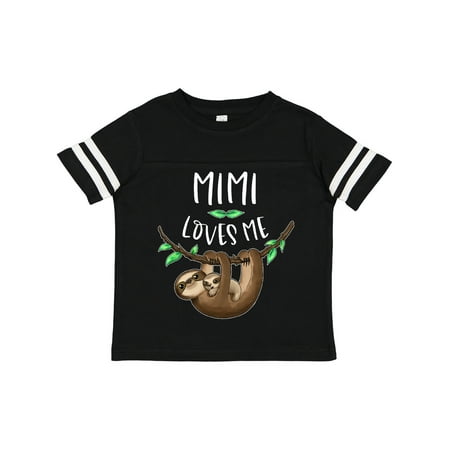 

Inktastic Mimi Loves Me Cute Sloth and Baby Gift Toddler Boy or Toddler Girl T-Shirt