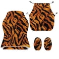 thumbnail image 7 of TSOVTHRID Tiger Pattern Set of 4 Gaming Chair Covers Slipcovers, Stretchable Breathable Computer Reclining Gaming Chair Seat Cover with Armrest Covers, 7 of 7