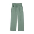 thumbnail image 4 of 2026 Spring Fashion Women's Linen Blend Straight Leg Pants - Summer Drawstring Elastic Waist with Side Pockets, Loose Casual Trouser Pants Trousers, 4 of 7