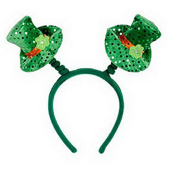 St Patricks Day Leprechaun Hat Boppers Headband Costume Theme Party Accessory
