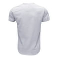 thumbnail image 3 of Hotian Mens Big & Tall Short Sleeve Linen Henley Shirt Top with Pocket White 2XL (One Size Smaller）, 3 of 5