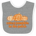 thumbnail image 3 of Inktastic Cutest Pumpkin in the Patch Boys or Girls Baby Bib, 3 of 4