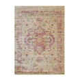 thumbnail image 1 of EORC Eastern Rugs FL72IV5X7 5 ft. 3 in. x 7 ft. 3 in. Ivory Bohemian Abstract Capella Rug, 1 of 6