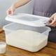 thumbnail image 2 of Contenedor hermético de plástico transparente para cereales de arroz Konghyp, para alimentos secos, 2 of 7