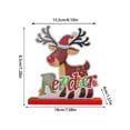 thumbnail image 2 of Birdeem Christmas Table Decorations,Christmas Centerpieces for Tables,Christmas Santa Claus Crafts Wood Decoration Desktop Ornaments Dining Table Centerpieces Wood Ornaments Wood Signs Desktop, 2 of 5