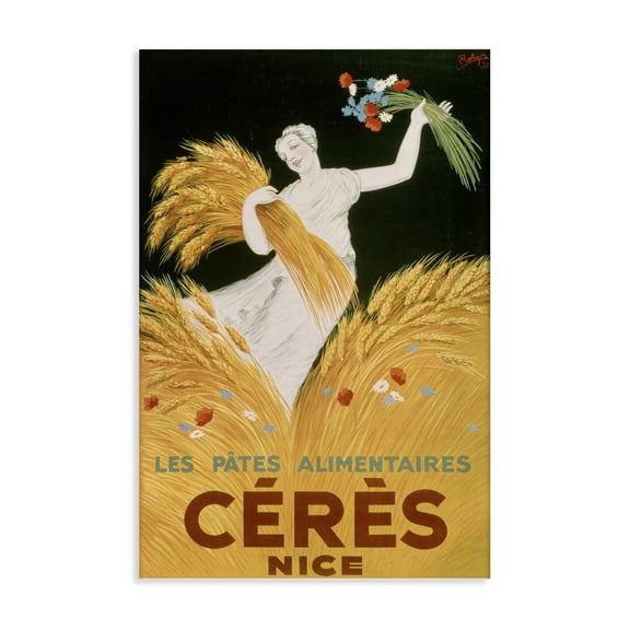 Stupell Industries Antique Ceres Goddess People Painting Wrapped Canvas Canvas Art Print Wall Art, 16 x 24