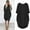 Black, variant on IDALL Plus Size Dresses,Long Sleeve Dress Womens Pocket Loose Dress Ladies Crew Neck Casual Long Tops Dress Plus Size Elegant Dresses,Womens Dresses,Casual Dresses for Women Black Dress 2XL