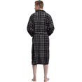 thumbnail image 2 of Men's Soft Plush Fleece Classic or Hooded Robe with Front Pockets, 2 of 7