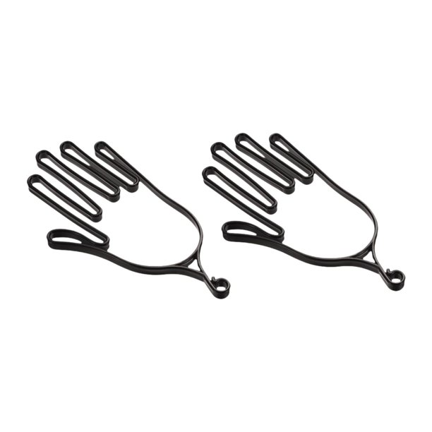 2 soportes para guantes de golf, secador profesional, gancho de mantenimiento. Negro