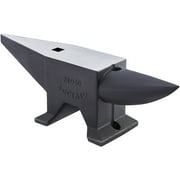 VEVOR 132 Lbs Cast Iron Anvil - Single Horn Blacksmith Anvil for Bending and Shaping, Large Countertop, Stable Base, High Hardness Rugged Round Horn Anvil