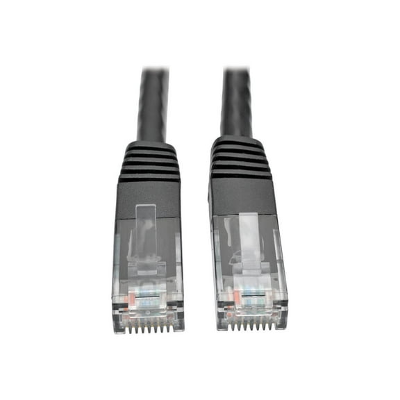 Tripp Lite 3ft Cat6 Gigabit Molded Patch Cable (RJ45 M/M), Black