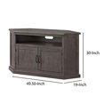 thumbnail image 5 of Meuble d'Angle en Bois de Style Rustique avec 2 Portes, Gris, 5 of 5
