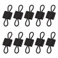 thumbnail image 1 of bolsa al aire libre 10 Uds Clip de soporte correa elástica portátil para chalecos mochilas bolsas (negro) FLhrweasw Nuevo, 1 of 5