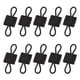 thumbnail image 1 of bolsa al aire libre 10 Uds Clip de soporte correa elástica portátil para chalecos mochilas bolsas (negro) FLhrweasw Nuevo, 1 of 5