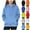 Light Blue, variant on Girls Fleece Hoodie Winter Hooded Sweatshirt School Warm Casual Fashion Pullover with Pocket School Sweat Hoodie Blanket Soft Cute Outwear for Teen Girl Childrens