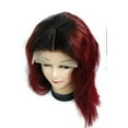 thumbnail image 4 of Closure 4x4 Wig for Women | Dual Colour Black & Wine | 100% Human Hair Wig | Natural Wavy Texture | Remy Virgin Cuticle Aligned Real Hair | Ready to Wear Instant Makeover ( 20 Inch), 4 of 7