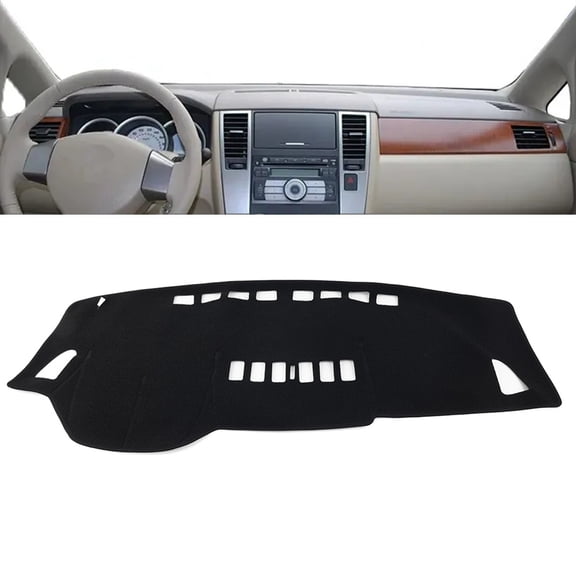 NS Auto Dashboard Cover Dashboard Pad Sun Shade for Versa Tiida C11 2007-2011, LHD