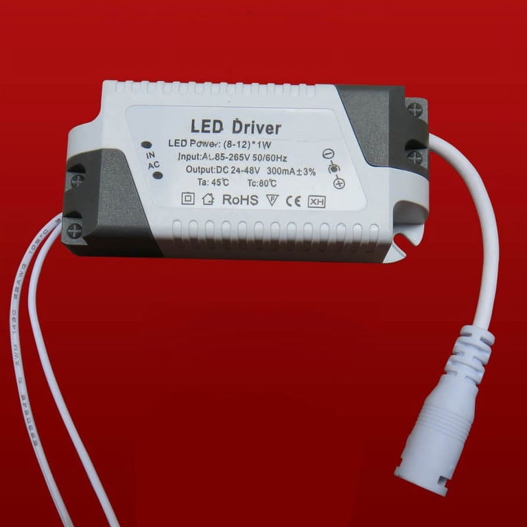 8-12W LED Driver 300mA Constant Current High Power AC 85-265V
