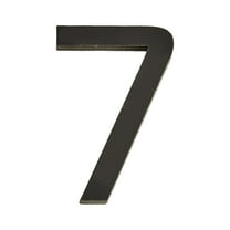 EGYMEN 2" Acrylic Black Number Plates for Stylish Decor, Modern Engraved Number Signs for Home and Office, Customizable Acrylic Wall Art Accents