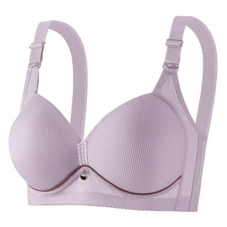 Pavied Minimizer Bras Bralettes for Women Feelingirl Bra Bras For Older Women Comfy Convenient Front Closure Bras No Underwire Supportive Bras Full Coverage Bra Seamless Bras Womens Bras Dark Gray C