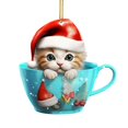 thumbnail image 1 of christmas tree Christmas Tree Ornament 2024 Christmas Ornament 2024 2D Acrylic Christmas Pendant Hanging Ornaments For For Christmas Tree Holidays Par, 1 of 5