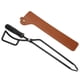 thumbnail image 5 of Fire Pit Tongs Firm Clamping Non Slip Multi Purpose Wood Handle Campfire Clip with Leather Protective Sleeve for Hiking ANGGREK Otros, 5 of 8