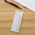 thumbnail image 4 of COMPUKAS 50pcs Blank Paper Card Bookmark Book Tracker Notecards White for Avid Readers School, 4 of 7