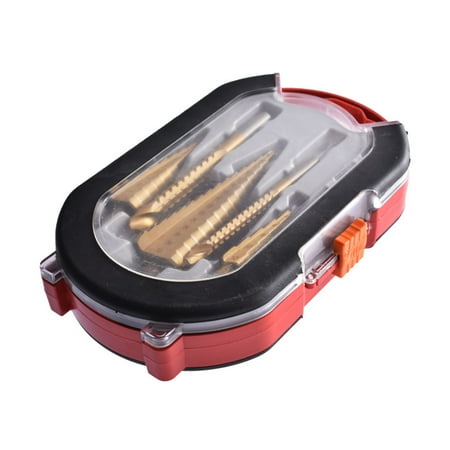 

6pcs For Metal Industry High Speed Steel Hard Milling ter Step Drill Bit Set