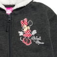 thumbnail image 4 of Disney Minnie Mouse Newborn Baby Boy or Girl Fleece Zip Up Hoodie, 4 of 5