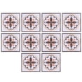 thumbnail image 2 of Adhesivo para suelo, 10 unidades, 8 x 8 cm, de PVC, para baldosas, adhesivo para pared, de primera línea, 2 of 12