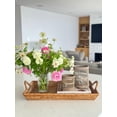 thumbnail image 2 of Kouboo Rattan Serving Tray with Handles for Breakfast, Decorative Tray for Storage, Rectangular Organizer Tray for Coffee Table, Honey Brown, 2 of 21