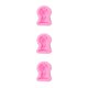 thumbnail image 2 of Molde de silicona de dibujos animados Cateissary para fiestas festivales vacaciones hogar Bar molde de pastel de Chocolate color Rosa, 2 of 6