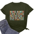 thumbnail image 5 of Fesfesfes Essentials Shirt Women Fashion Crewneck Printed Short Sleeve T-shirt Casual Loose Shirt Tops Womens Short Sleeve Shirts XL(US:10), 5 of 6