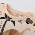 thumbnail image 6 of Kiijoy Toddler Boys Long Sleeve Cotton T-Shirt Dinosaur Casual Crewneck T Shirt, Sizes 2-3, 6 of 7