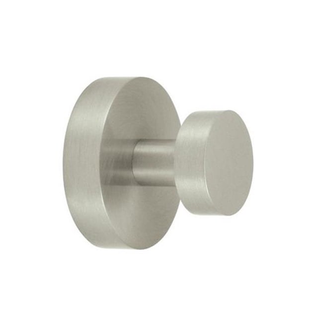 Sobe Série Crochet pour Peignoir Simple, Nickel Satin - Laiton Massif