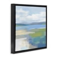thumbnail image 3 of Stupell Industries Quiet Cove Seascape Black Framed Floater Canvas Wall Art design by Mona Grace, 25 x 25, 3 of 9