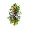thumbnail image 1 of Guirnalda Floral de vid Artificial de Pascua, artesanías decorativas para fiestas navideñas, decoración interior, decoraciones de guirnaldas duraderas Zanahoria de arco, 1 of 8