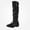 Black, variant on WAVSUF Women's Slouch Mid Calf Boots Wide Width Anti Slip Pointed Toe Fall Daily Plus Size Boots Black 6
