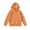 Orange-B, variant on Plain Hoodies for Kids Fall Winter Long Sleeve Casual Basic Hooded Sweatshirt with Pockets for Boys Girls Pullover Top