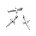 thumbnail image 3 of GRACEARA 50 x Lead Free Nickel Free Antique Silver Alloy Cross Pendants 17x8x2mm Hole 2mm, 3 of 9