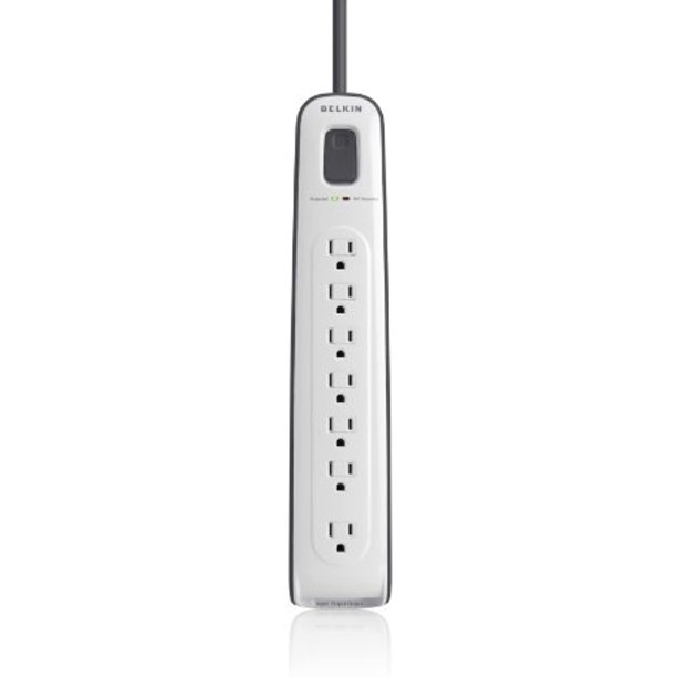 Belkin 7Outlet AV Power Strip Surge Protector with 8Foot Power Cord