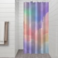 thumbnail image 2 of Pastel Rainbow Clouds Shower Curtain 36"x72" ,Bathroom Decorative Shower Curtains Set with 12 Hooks,Modern Waterproof Washable Shower Curtain, 2 of 6
