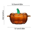 thumbnail image 3 of QJUHUNG  European Crystal Candy Jar  Glass Candy Cup  Dried Fruit Bowl  Decorative Storage Container  Perfect for Halloween and Parties  Exquisite Design for Sweets and Snacks, 3 of 4