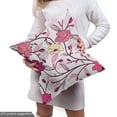 thumbnail image 5 of Ambesonne Japanese Fabric by the Yard Upholstery, Sakura Tree Blossoms, 1 Yard, Pink Purple and Ivory, 5 of 5