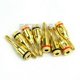 thumbnail image 1 of conectores banana chapados en oro para cable de altavoz musical, conector metálico de tornillo de 4 mm, 1 of 1