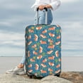 thumbnail image 4 of Wukai Corgi with Flowers Elastic Luggage Cover: Personalized Protection for Your Suitcase - Fits 19~29-inch, Washable & Durable Travel Companion-Large, 4 of 8