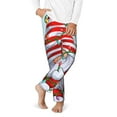 thumbnail image 2 of Xecao Funny Christmas Gnome Print Teenagers' Pajama Pants Long Sleep Pants Soft Elastic Waist Pajama Bottoms Elastic waist with 2 Pockets 5-16 Years-Medium, 2 of 6